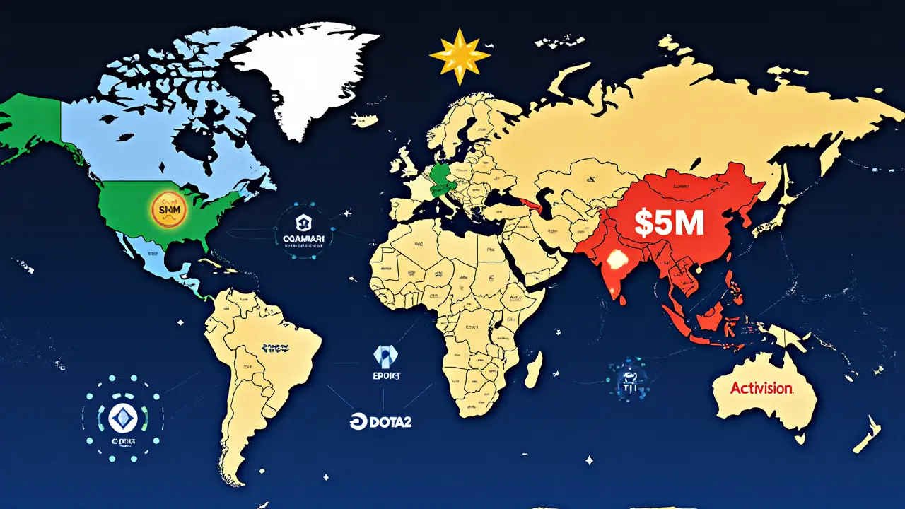 Глобальная карта киберспорта: Саудовская Аравия, Китай и корпорации финансируют турниры, в то время как Dota 2 уступает место стабильным лигам.