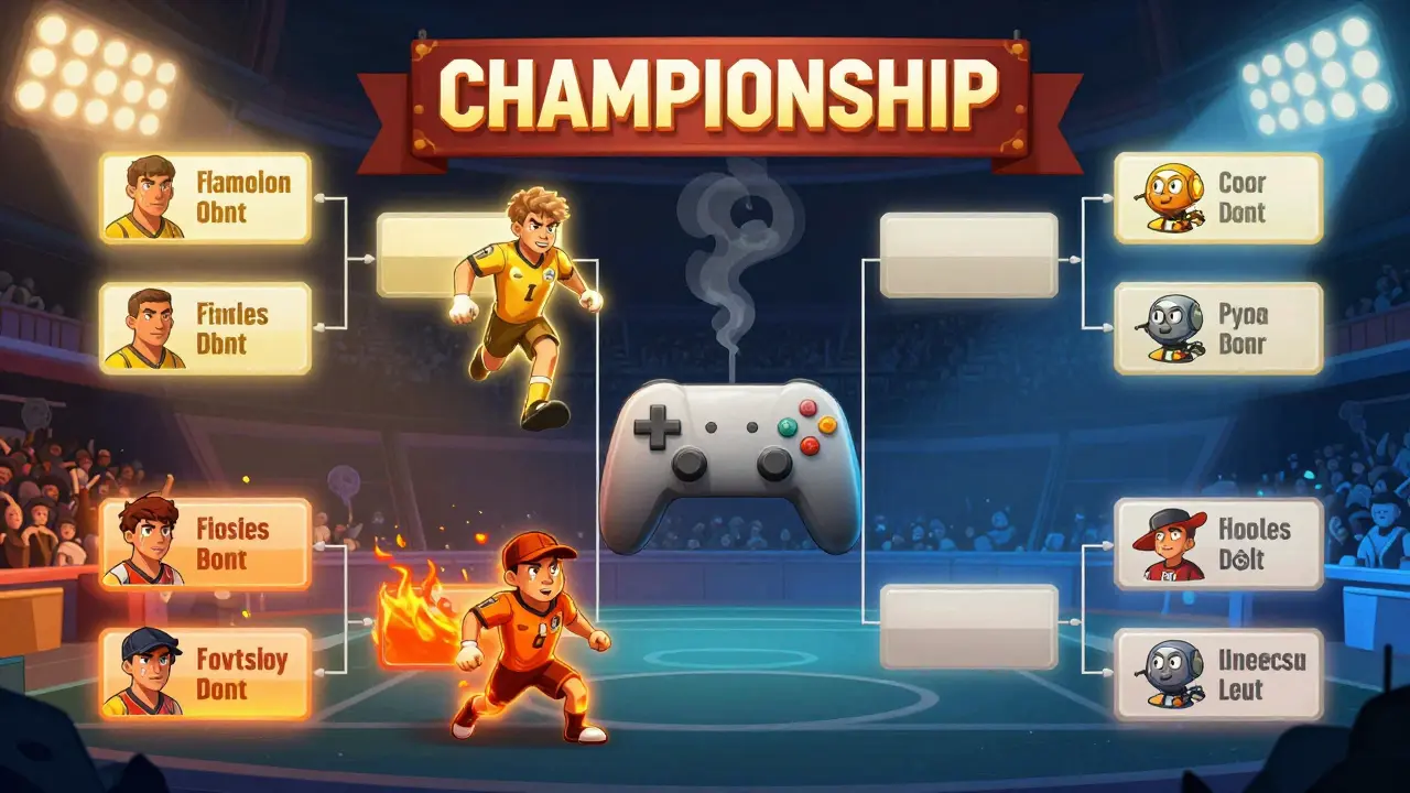 Команда возвращается из нижней сетки, выигрывая пять матчей подряд в double elimination.