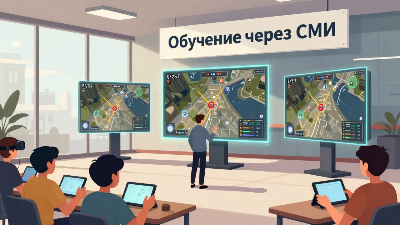 Профессиональные стримеры учат новичков через голографические разборы матчей, зрители наблюдают с планшетов и VR-шлемов.