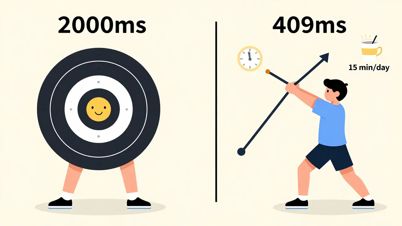 Сравнение новичка и продвинутого игрока: от больших мишеней к точным попаданиям за 15 минут в день.