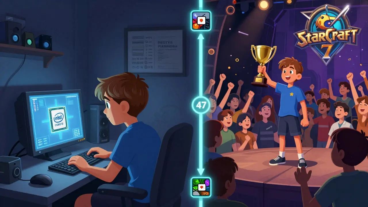 Мальчик в комнате и на сцене — путь от одиночной игры к турниру в Краснодаре.