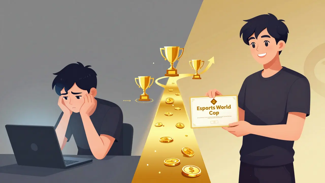 Два момента одного игрока: поражение слева и приглашение на чемпионат мира справа.