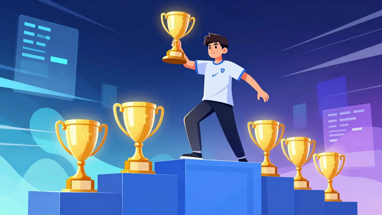 Молодой игрок поднимается на пьедестал среди данных