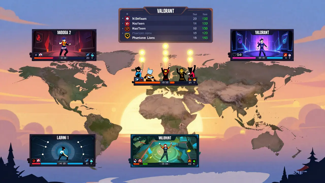 Пять этапов Gamers Galaxy 2026 охватывают мир: команды из Азии, Африки и Латинской Америки сражаются в Dota 2, VALORANT и CS2.