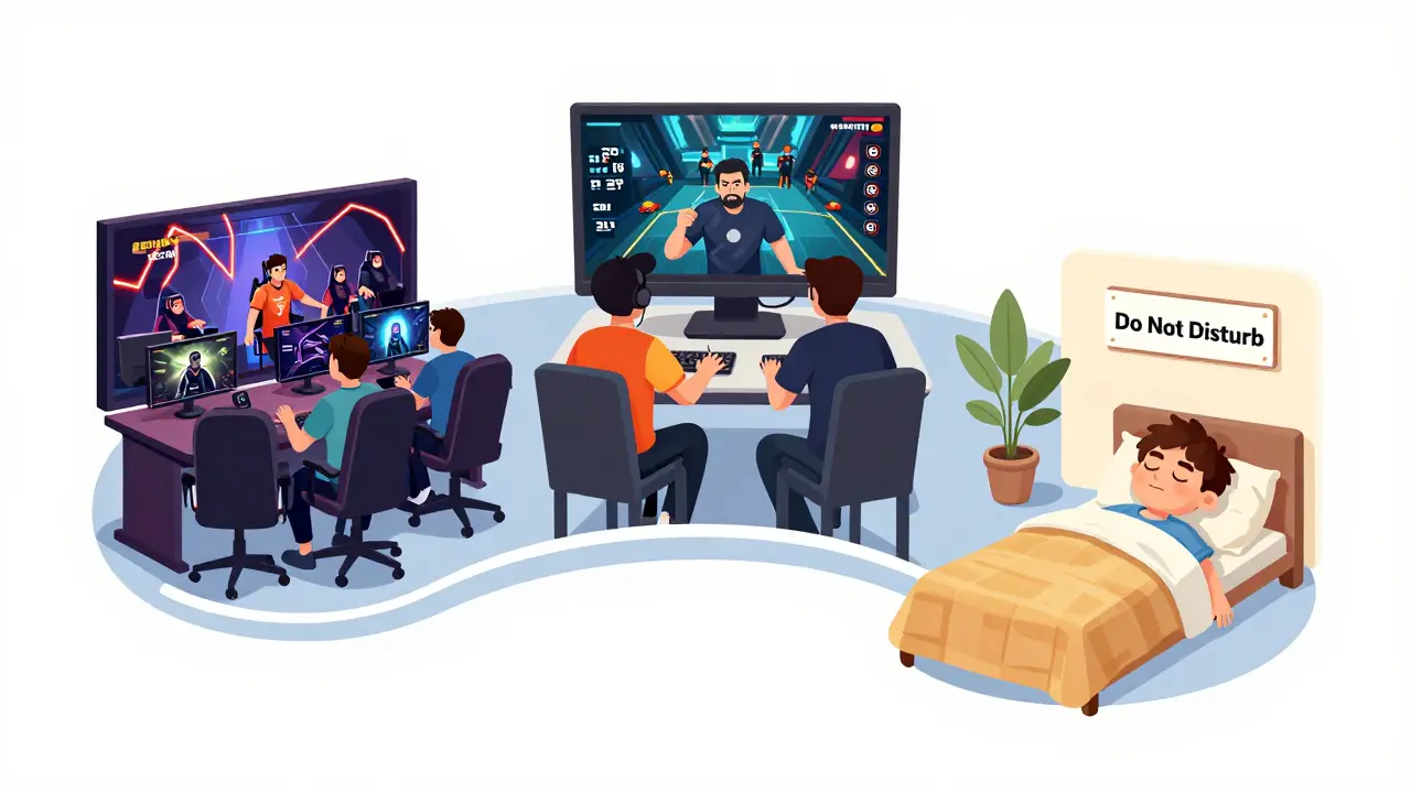 Цикл тренировок киберспортсменов: игра, анализ и полноценный отдых