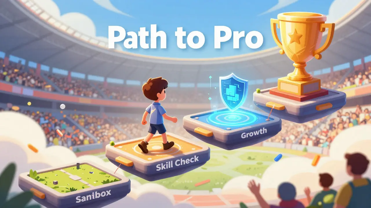 Путь геймера от новичка до профессионала по ступеням достижений