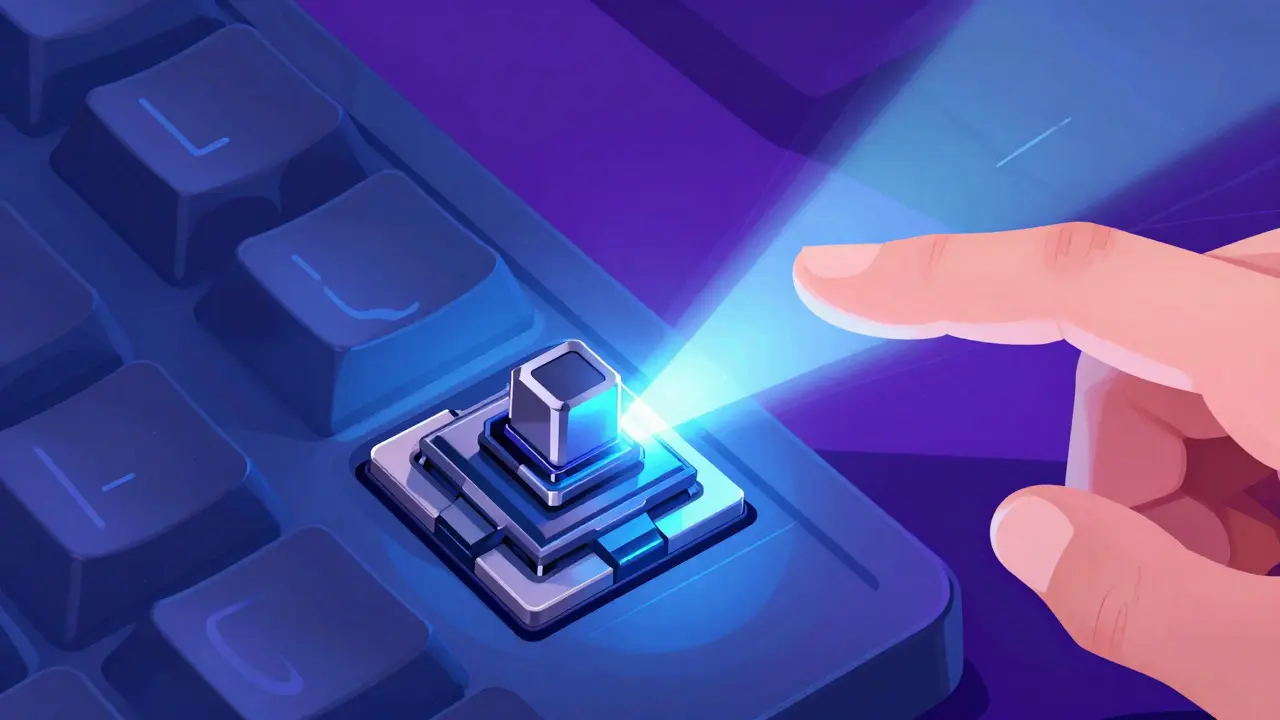 Сравнение механического и оптического переключателей клавиатуры