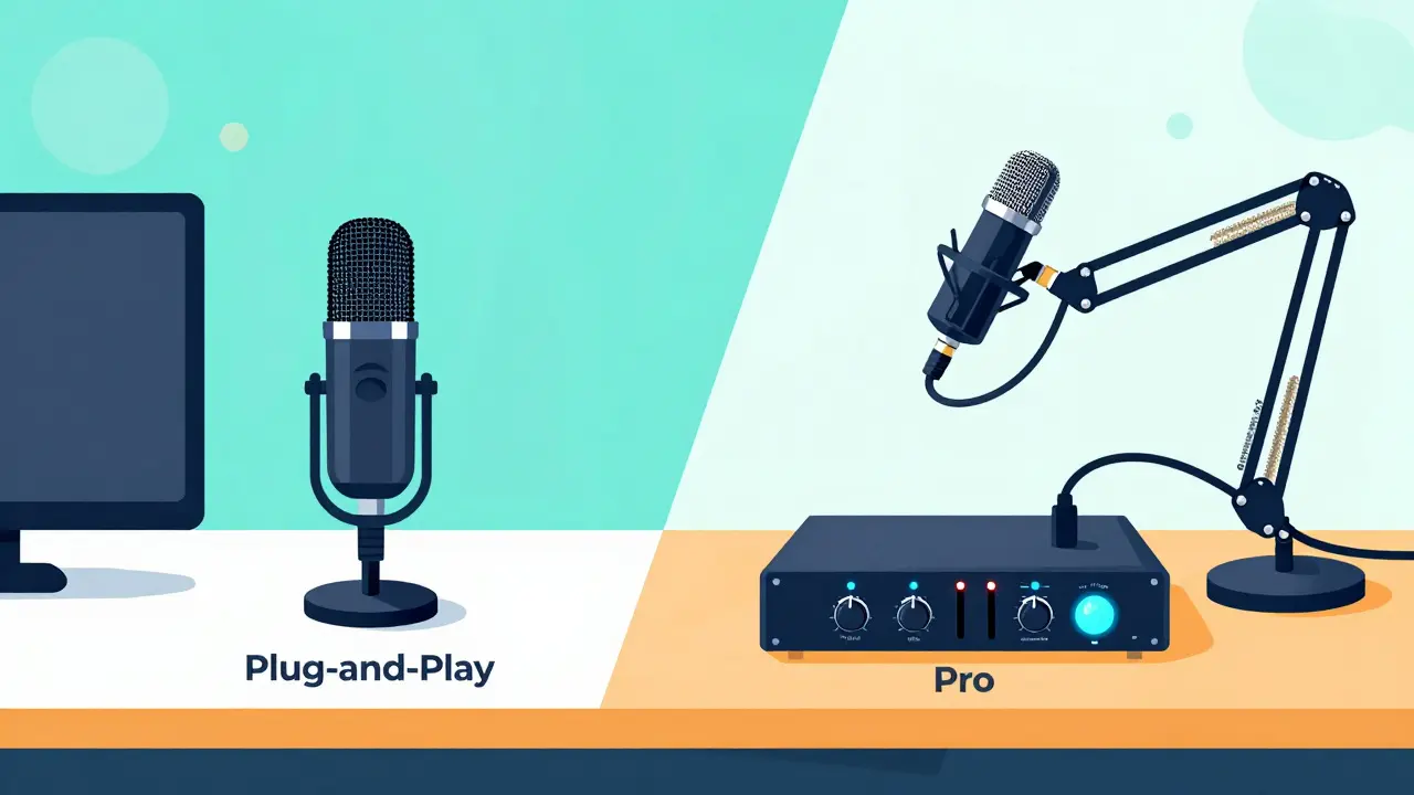 Сравнение минималистичного USB-микрофона и профессиональной XLR-системы