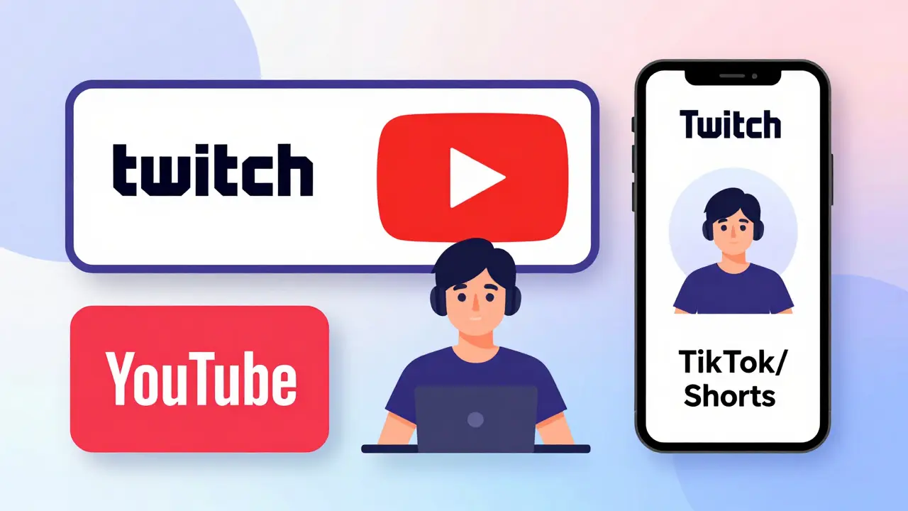 Адаптация брендинга турнира под разные платформы: Twitch, YouTube, TikTok