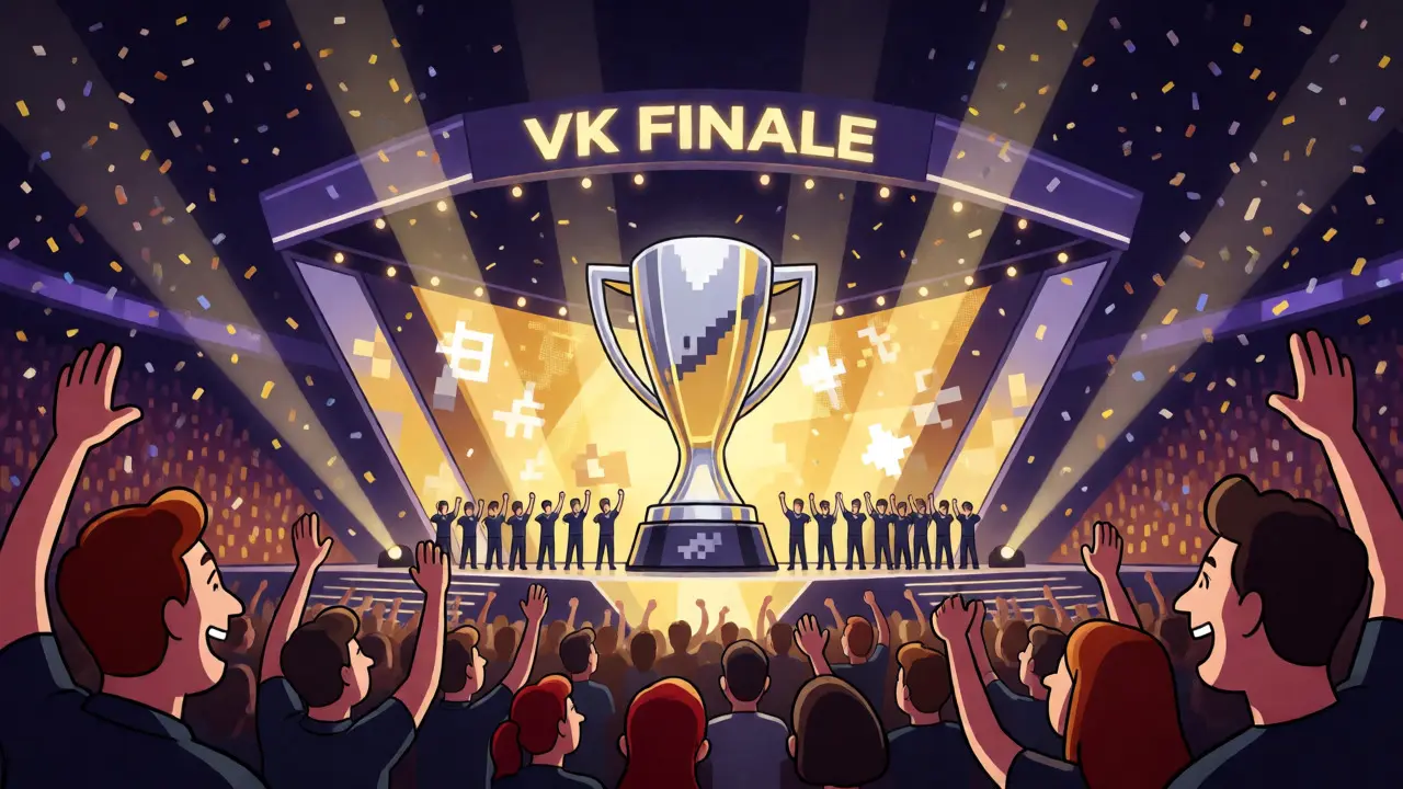 Победители Кубка России на сцене VK Play Арены в Москве